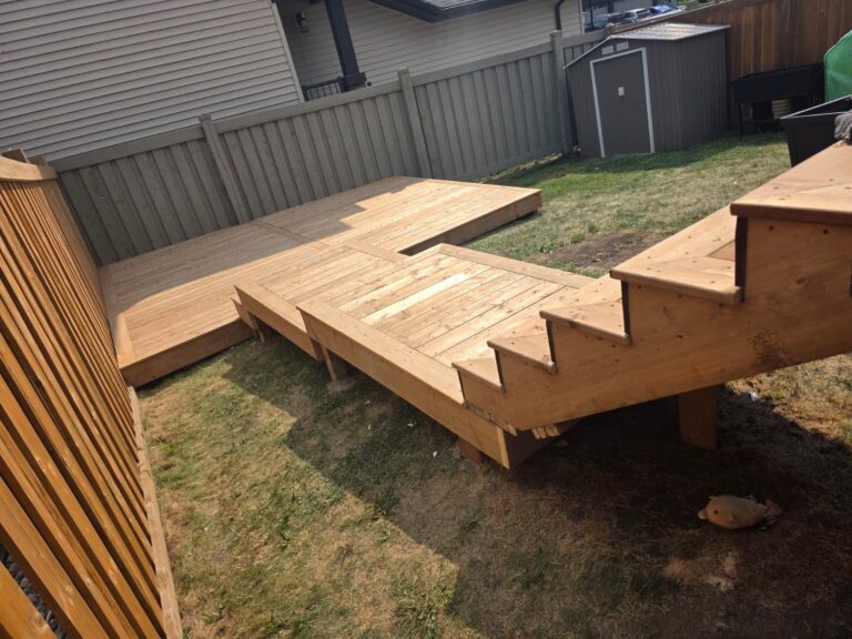 Deck Stairs Installation