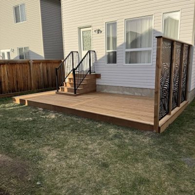 Wood Deck Installation Edmonton