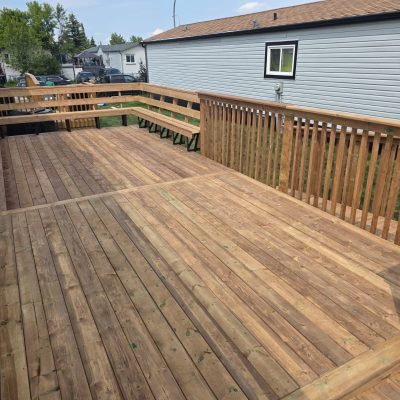 Elevated Deck Build