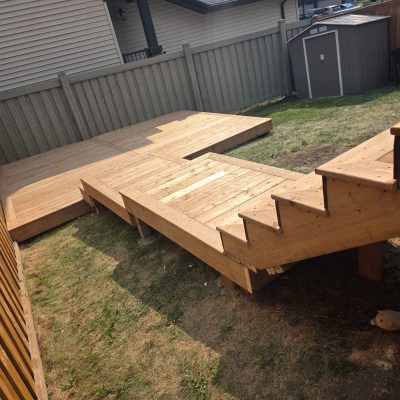 Deck Stairs Installation